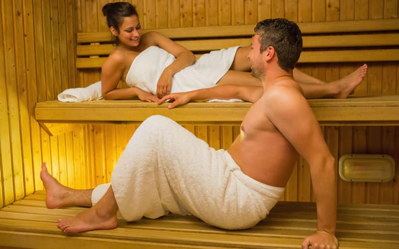 Energiesparen in der Sauna